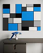 Cuadro Geométrico: EQUILIBRIO AZUL - Miniatura 2