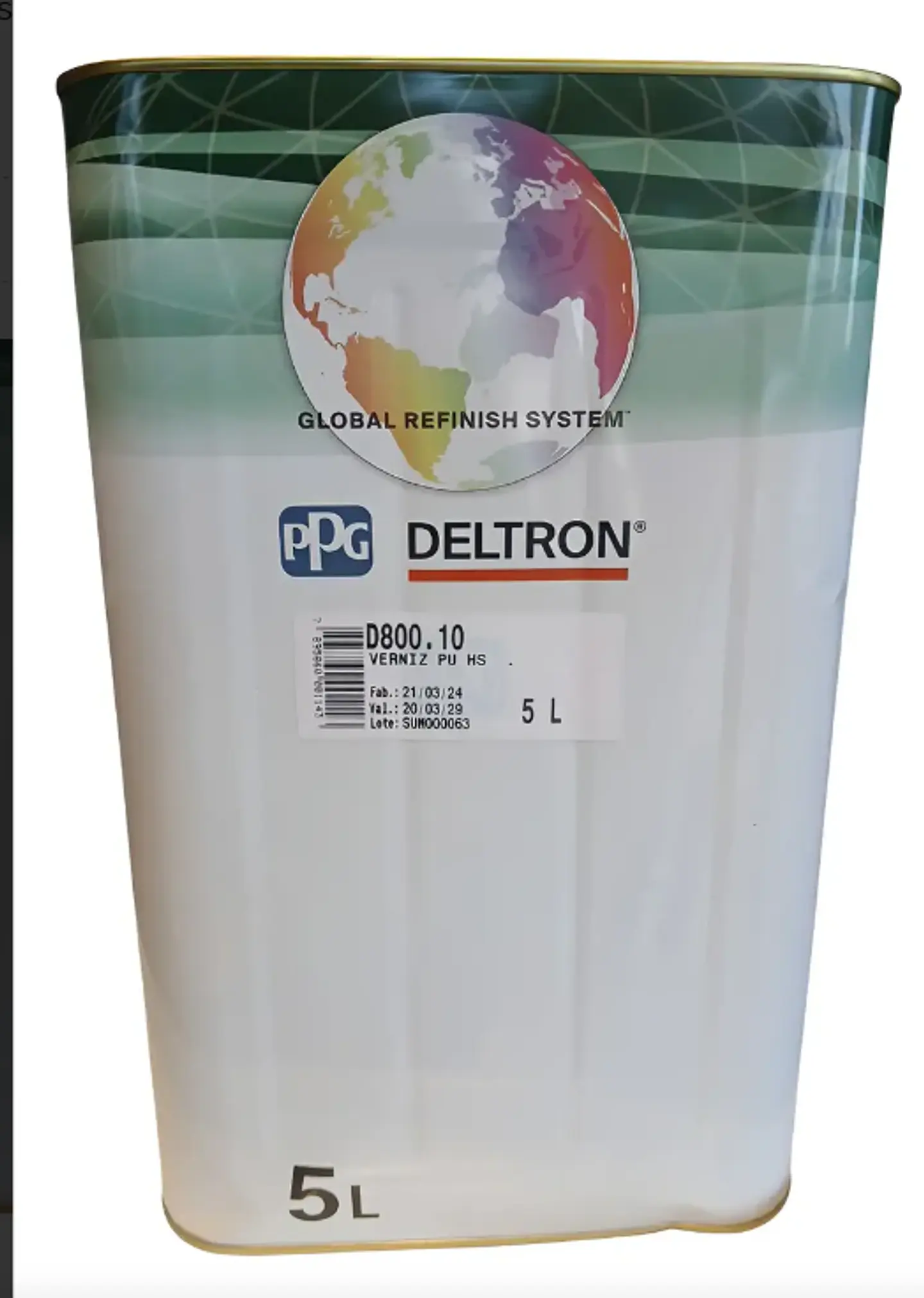 D800 BARNIZ HIGH PERFORMANCE X 5L (KIT) 1