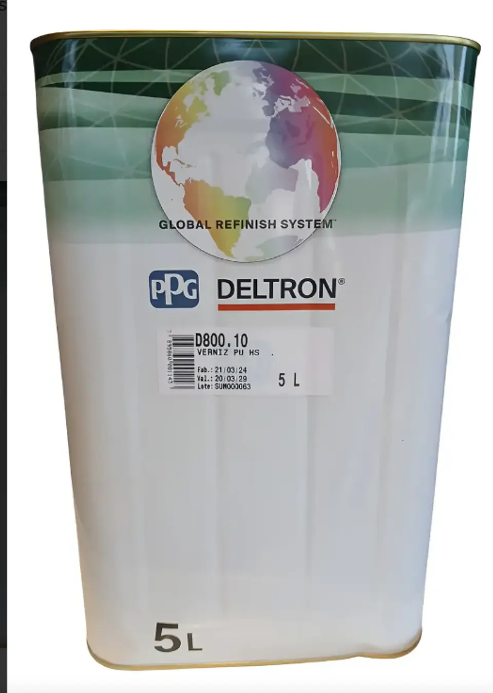 D800 BARNIZ HIGH PERFORMANCE X 5L (KIT) 1
