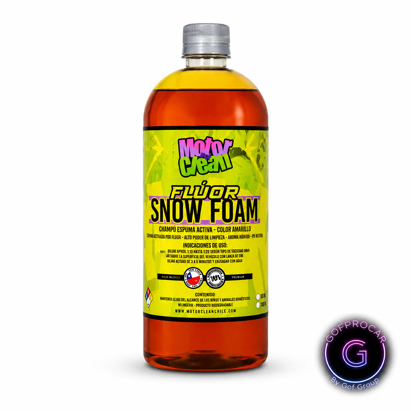 Shampoo Snow Foam Fluor 1Lt MotorClean 1