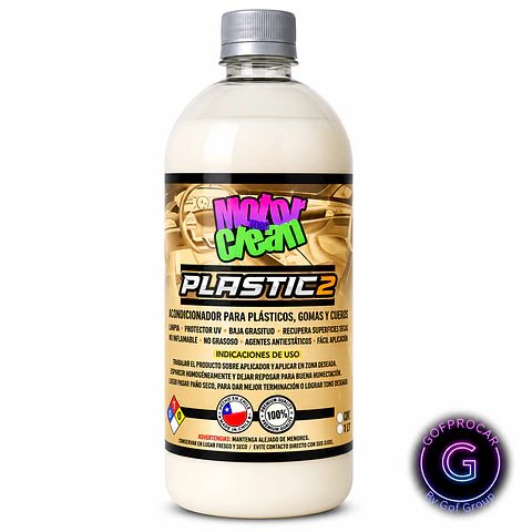 Plastic 2 Renovador de Plasticos 1LT - Motor Clean