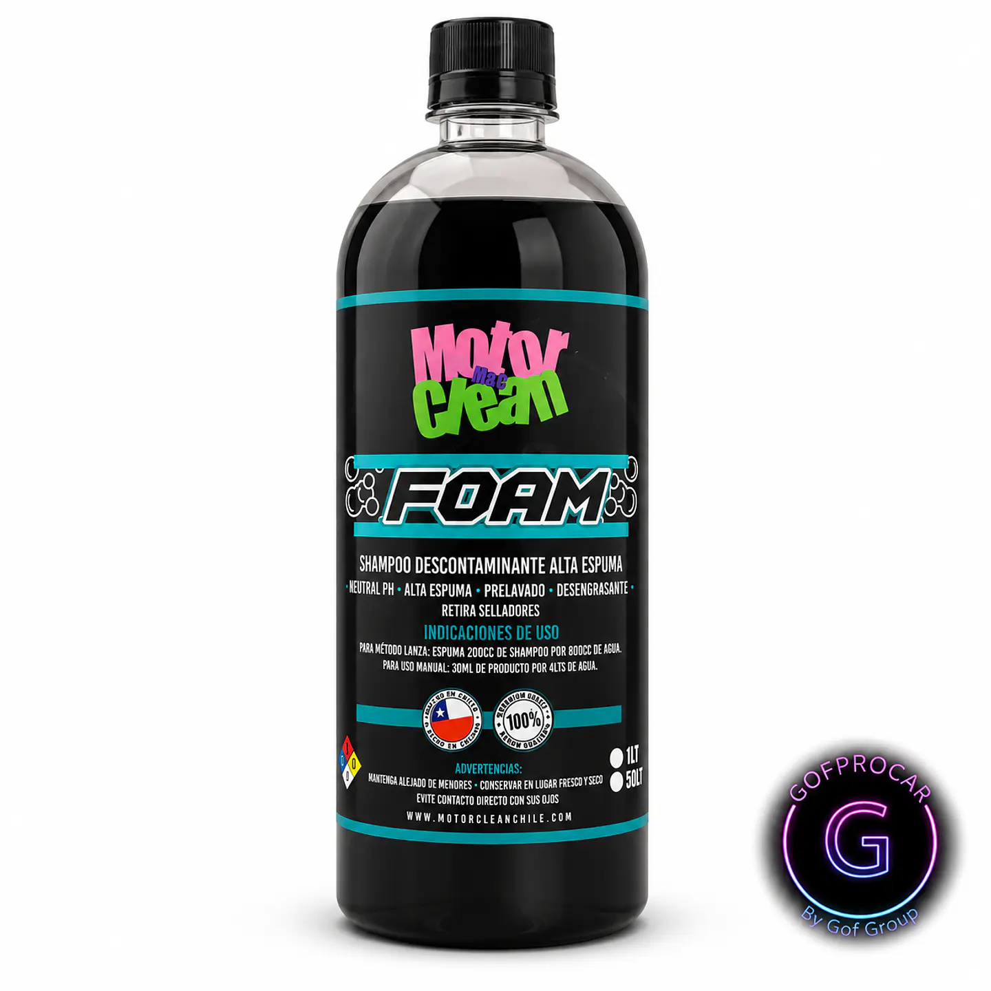 Mc Shampoo Ph Alcaino 1LT - Motor Clean 1