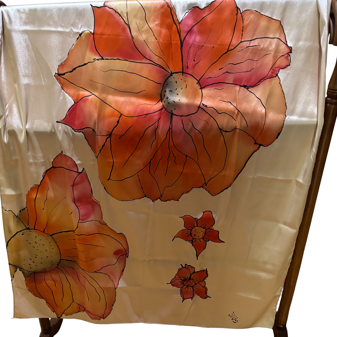 PAÑUELO DE VISCOSA HECHO A MANO DISEÑO EXCLUSIVO 1