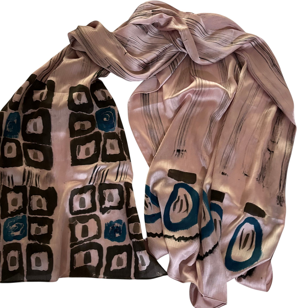 PAÑUELO DE VISCOSA HECHO A MANO DISEÑO EXCLUSIVO 1