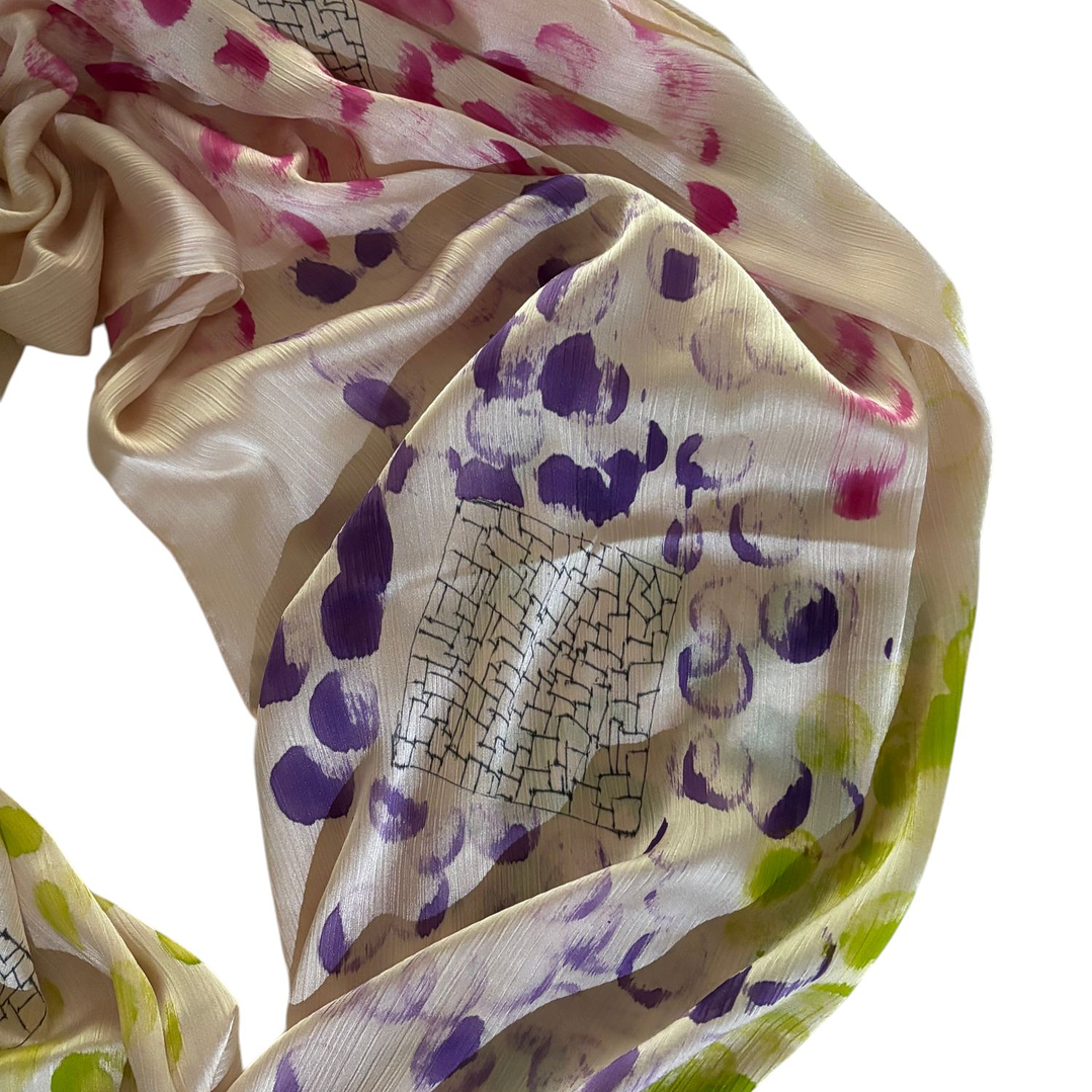 PAÑUELO DE VISCOSA HECHO A MANO DISEÑO EXCLUSIVO 3