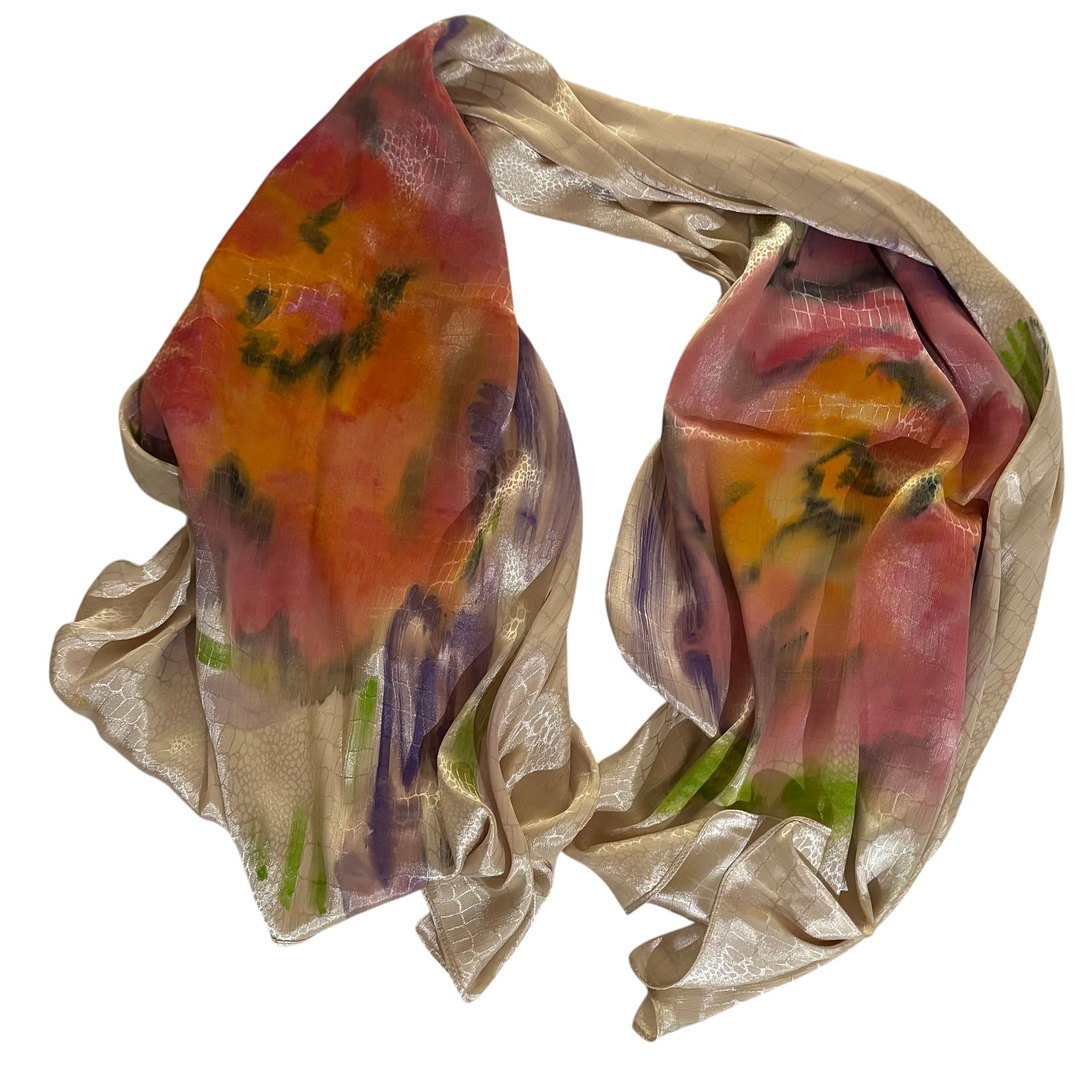 PAÑUELO DE VISCOSA HECHO A MANO DISEÑO EXCLUSIVO 1