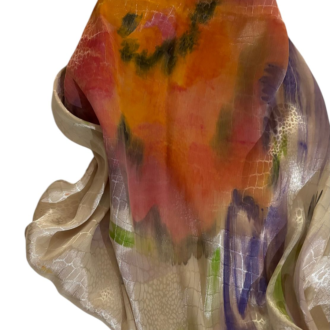 PAÑUELO DE VISCOSA HECHO A MANO DISEÑO EXCLUSIVO 2