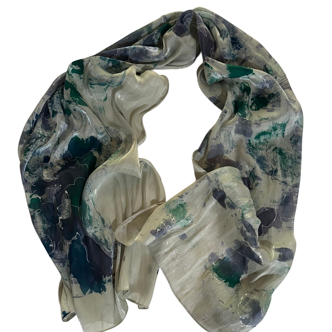 PAÑUELO DE VISCOSA HECHO A MANO DISEÑO EXCLUSIVO 1