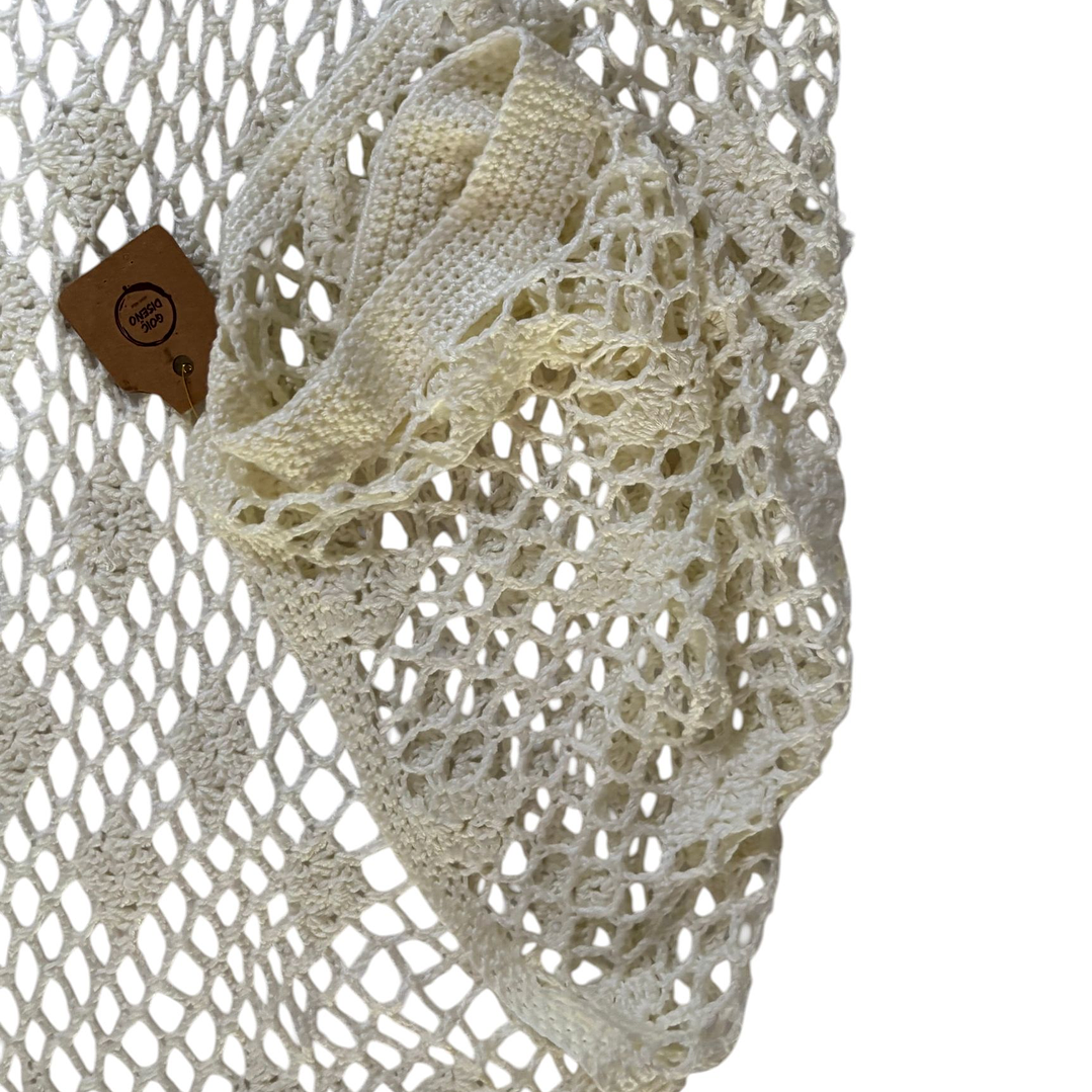 CHALECO DE SEDA Y LANA TEJIDO A MANO DISEÑO EXCLUSIVO 2