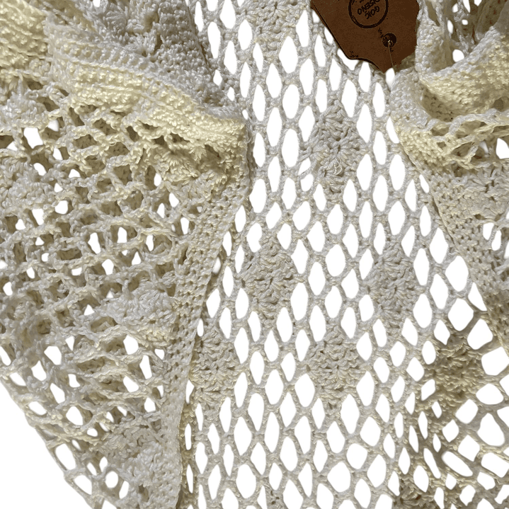 CHALECO DE SEDA Y LANA TEJIDO A MANO DISEÑO EXCLUSIVO 3