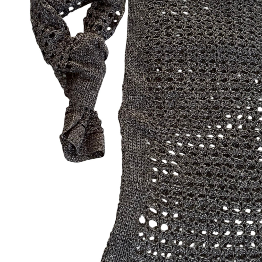 CHALECO SIN MANGA TEJIDO A CROCHET DISEÑO EXCLUSIVO 2