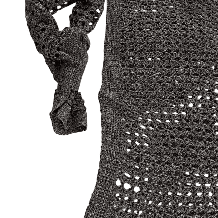 CHALECO SIN MANGA TEJIDO A CROCHET DISEÑO EXCLUSIVO 2