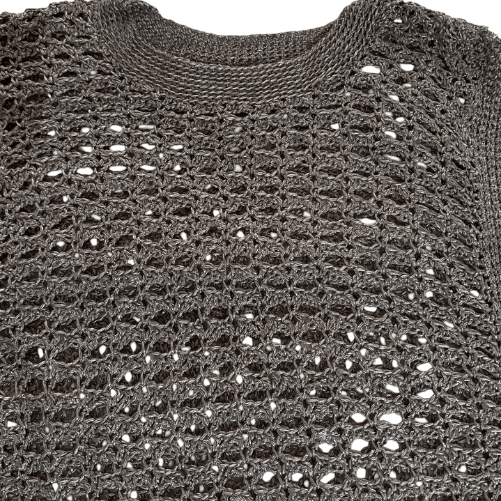 CHALECO SIN MANGA TEJIDO A CROCHET DISEÑO EXCLUSIVO 3