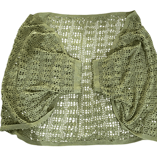 CHALECO  TEJIDO A CROCHET DISEÑO EXCLUSIVO