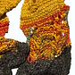 BUFANDA DE SEDA TEJIDA A MANO DISEÑO EXCLUSIVO - Miniatura 2