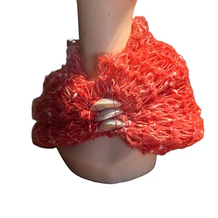 CUELLO DE LANA MOHAIR HECHO A MANO DISEÑO EXCLUSIVO