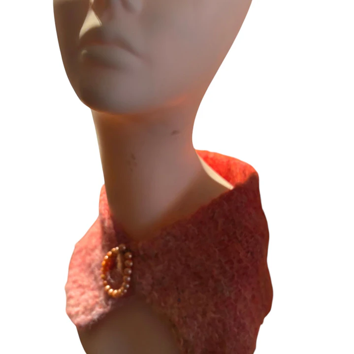 CUELLO DE LANA MOHAIR HECHO A MANO DISEÑO EXCLUSIVO 3