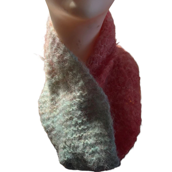 CUELLO DE LANA MOHAIR HECHO A MANO DISEÑO EXCLUSIVO 2