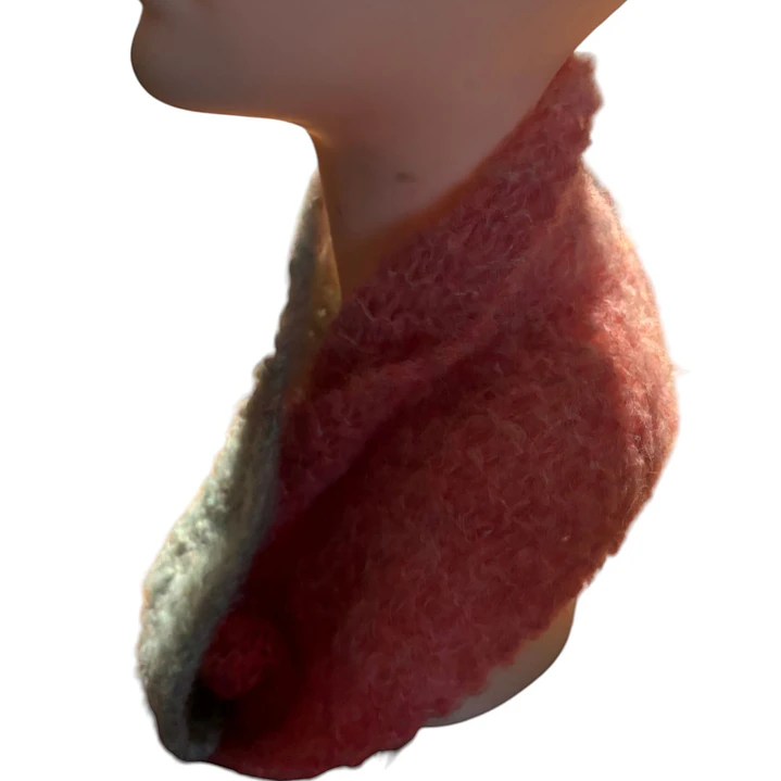 CUELLO DE LANA MOHAIR HECHO A MANO DISEÑO EXCLUSIVO 3