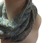 CUELLO DE LANA MOHAIR y SEDA HECHO A MANO DISEÑO EXCLUSIVO - Miniatura 3