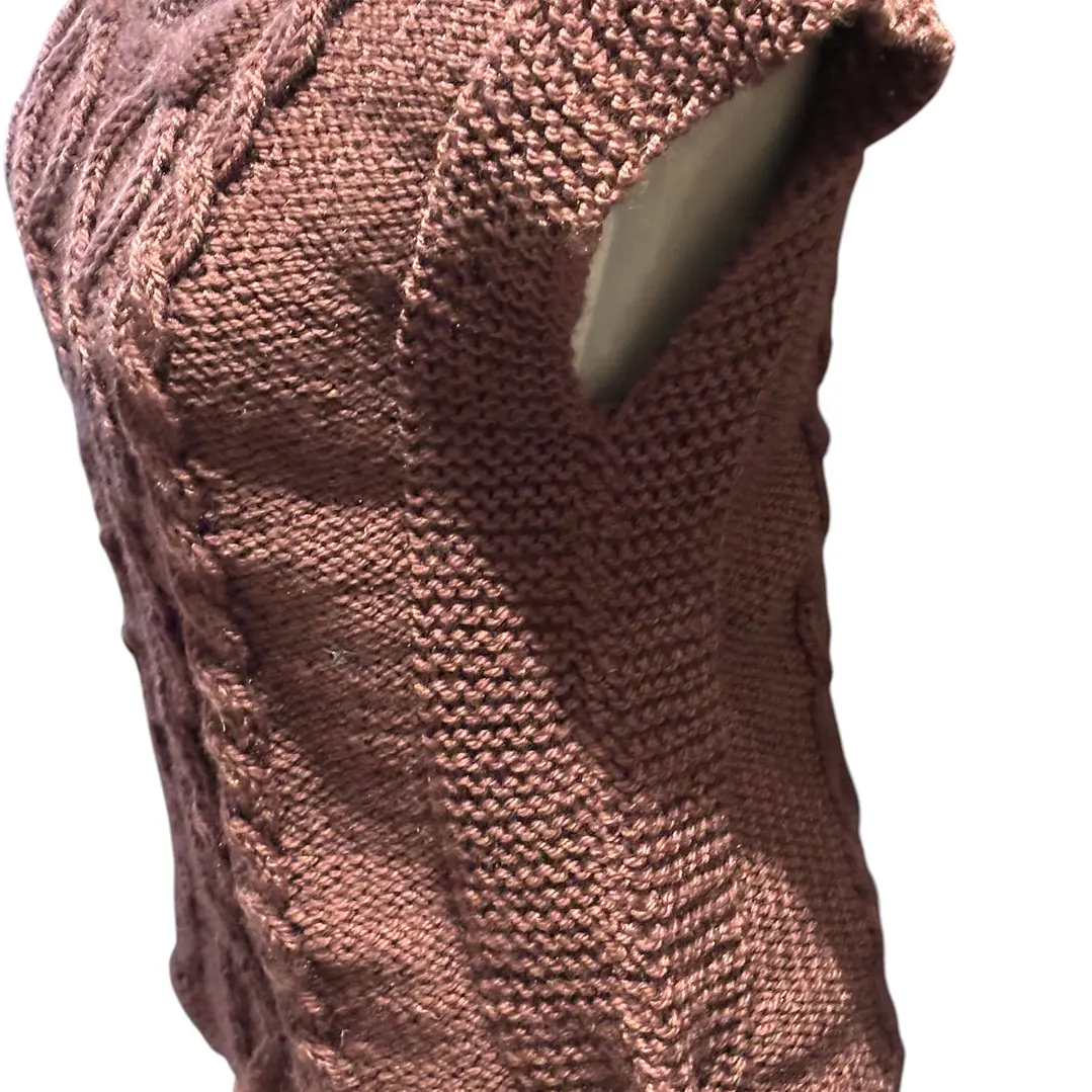 CHALECO SIN MANGA TEJIDO A MANO DISEÑO EXCLUSIVO 2