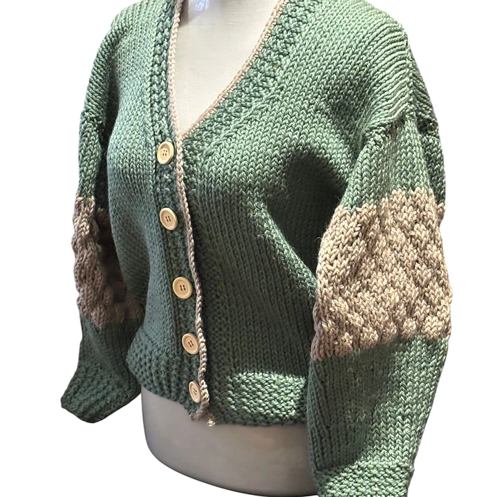 CHALECO DE ALPACA TEJIDO A MANO DISEÑO EXCLUSIVO 2