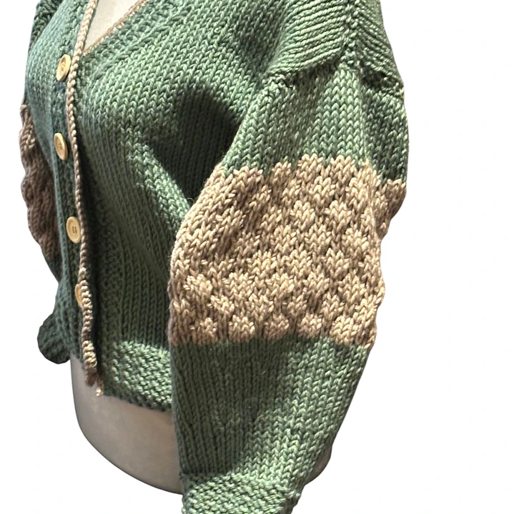 CHALECO DE ALPACA TEJIDO A MANO DISEÑO EXCLUSIVO 3