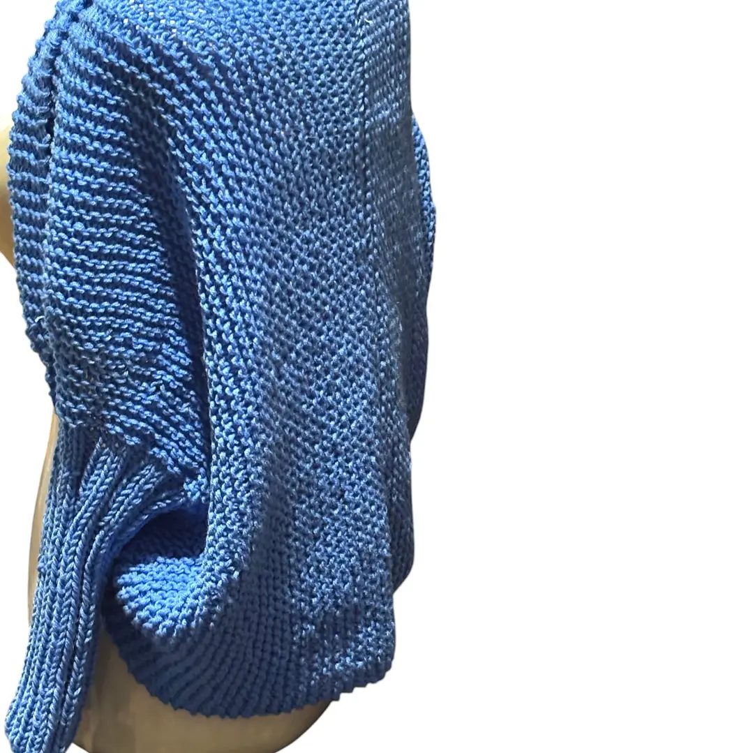 CHALECO DE HILO DE BAMBU TEJIDO A MANO DISEÑO EXCLUSIVO 3