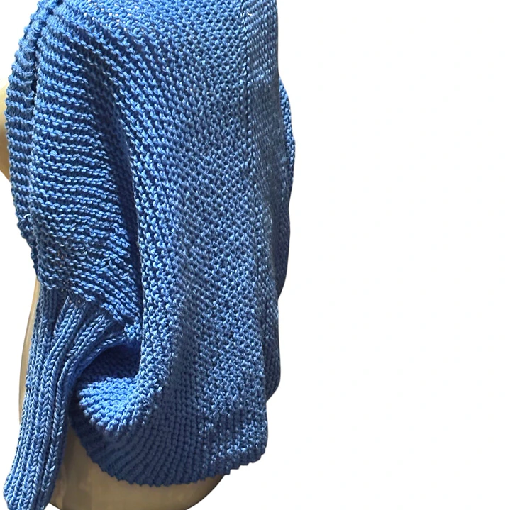 CHALECO DE HILO DE BAMBU TEJIDO A MANO DISEÑO EXCLUSIVO 3