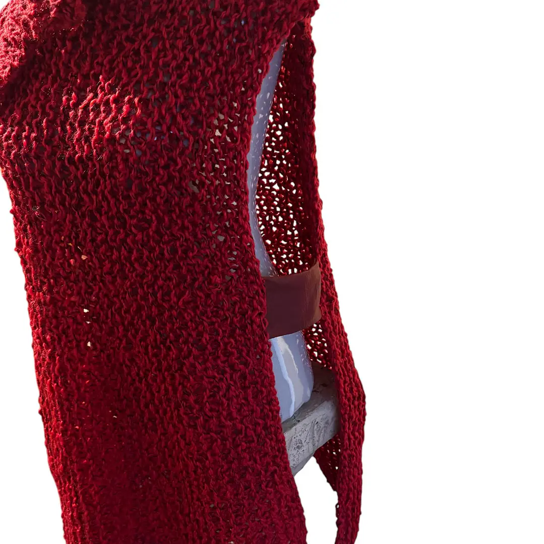 CHALECO TEJIDO A MANO DISEÑO EXCLUSIVO 2
