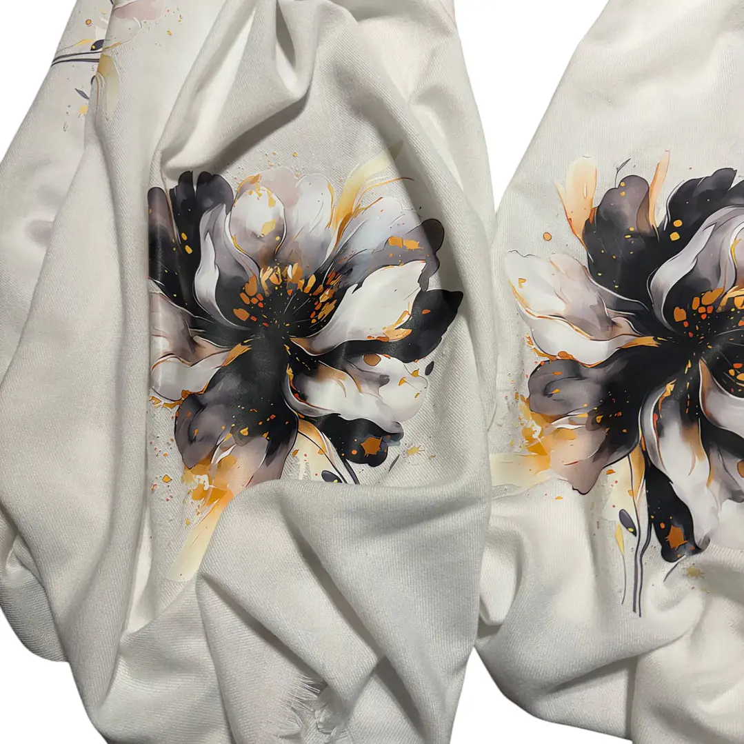 CHAL DE LANILLA HECHO A MANO DISEÑO EXCLUSIVO 2
