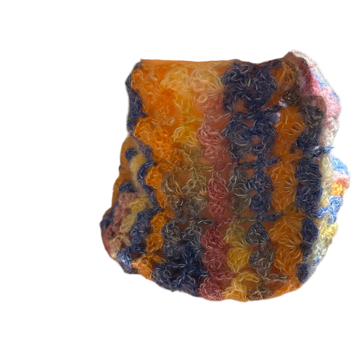 CUELLO DE LANA MOHAIR HECHO A MANO DISEÑO EXCLUSIVO 1