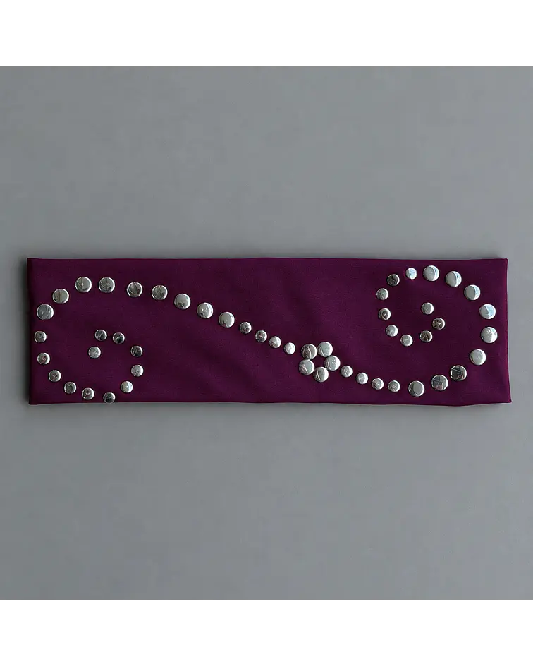 Cintillo Spiral Morado