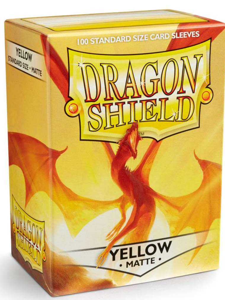 Protectores de cartas Dragon shield yellow 1