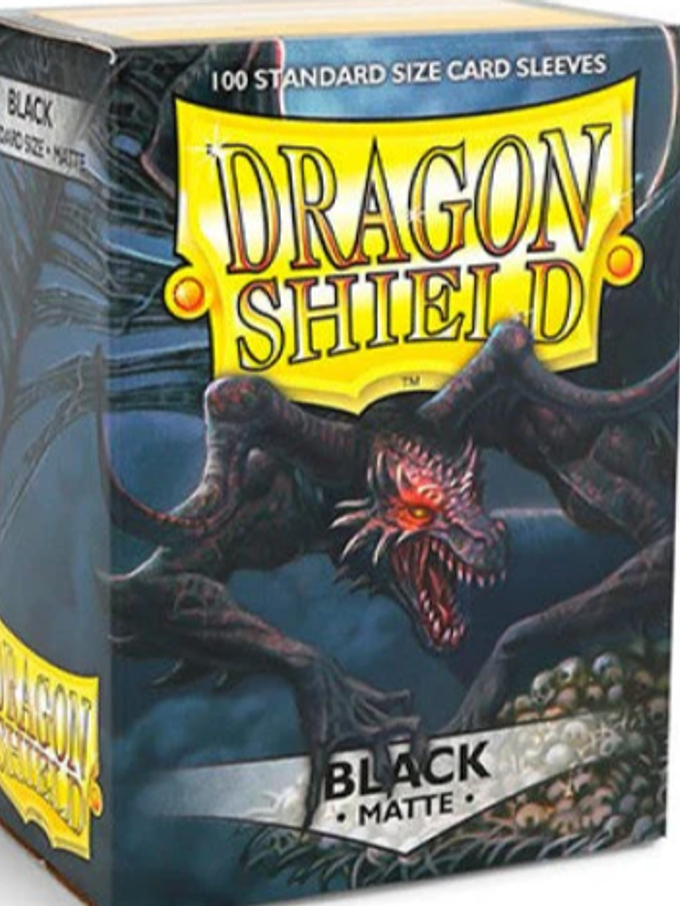 Protectores de cartas Dragon shield black 1