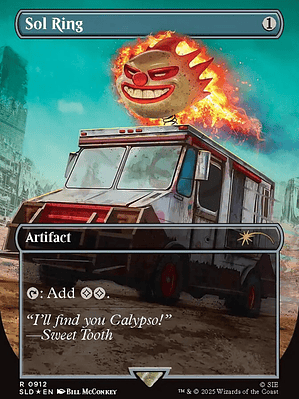 SECRET LAIR PlayStation Foil promo card SOL RING 