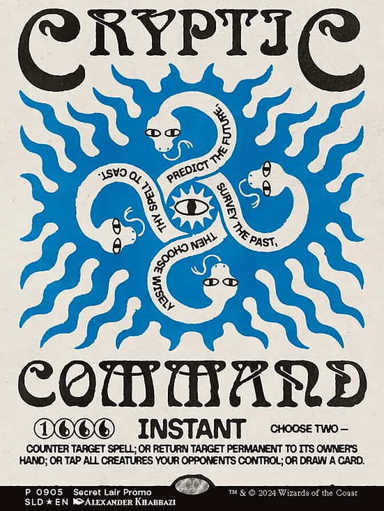 PROMO Cryptic Command Magic FOIL SECRET LAIR 1