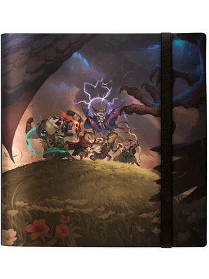 UP Pro-Binder 12 bolsillos - MTG Bloomburrow - Party Faceoff Against Dragonhawk, Fate's Tempest