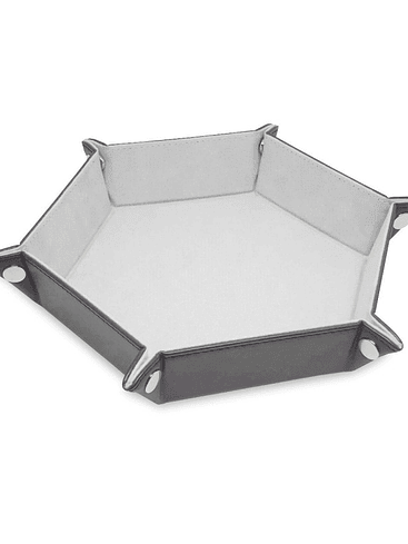 BCW - DICE TRAY - HEXAGON - WHITE 1