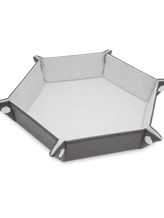 BCW - DICE TRAY - HEXAGON - WHITE 1