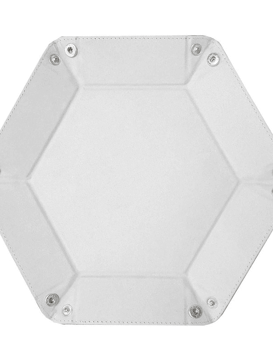 BCW - DICE TRAY - HEXAGON - WHITE 2