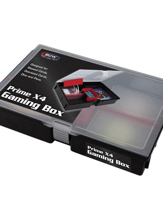 BCW PRIME-X4 CONFIGURABLE CARD GAME BOX 1