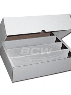 3200 COUNT STORAGE BOX FULL LID - WHITE