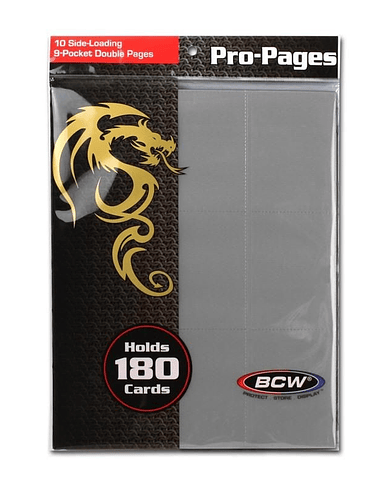 SIDE LOADING 18-POCKET PRO PAGES - GRAY 1