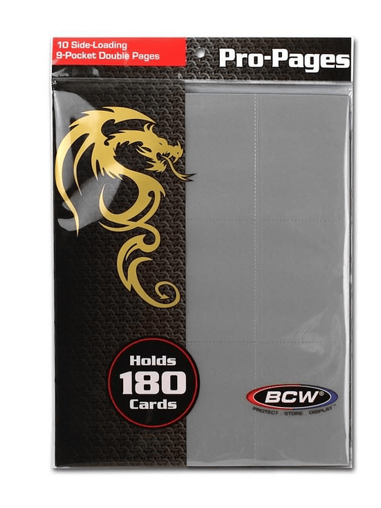 SIDE LOADING 18-POCKET PRO PAGES - GRAY 1