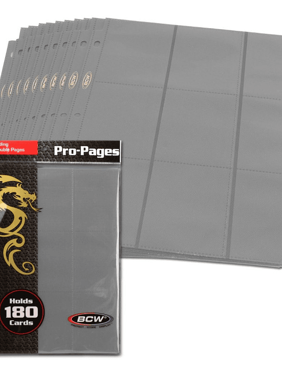 SIDE LOADING 18-POCKET PRO PAGES - GRAY 2