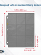 SIDE LOADING 18-POCKET PRO PAGES - GRAY - Miniatura 3