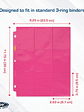 SIDE LOADING 18-POCKET PRO PAGES - PINK - Miniatura 3