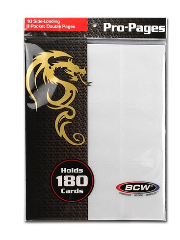 SIDE LOADING 18-POCKET PRO PAGES - WHITE 1