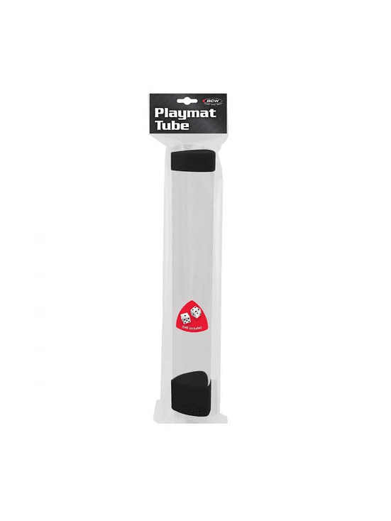 BCW - PLAYMAT TUBE WITH DICE CAP - BLACK 3